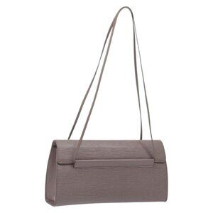 LOUIS VUITTON Epi Dinar Tote Bag Lilac M5202B LV Auth 122937